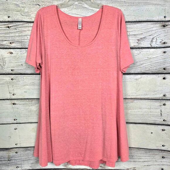 LuLaRoe Pink Swing Tunic Top Size L - Picture 1 of 8
